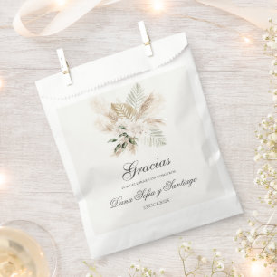 Sachets En Papier Mariage Boho espagnol