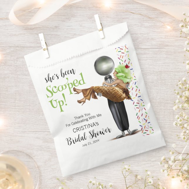 Sachets En Papier Mariage Cérémonie au thème de glace au Chocolat (Coupé)