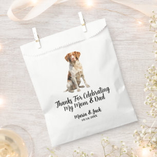Sachets En Papier Mariage Cocktail de compagnie d'Epagneul Breton
