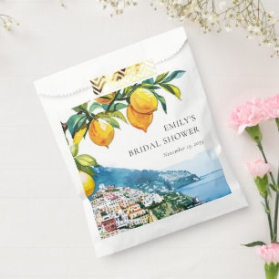 Sachets En Papier Mariage de citron de la côte d'Amalfi