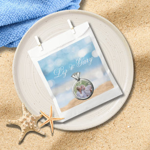 Sachets En Papier Mariage de destination de la plage