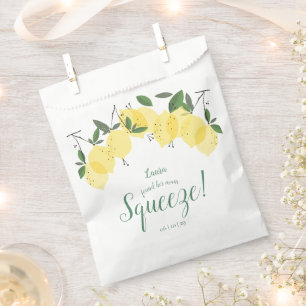 Sachets En Papier Mariage de Main Squeeze Lemons
