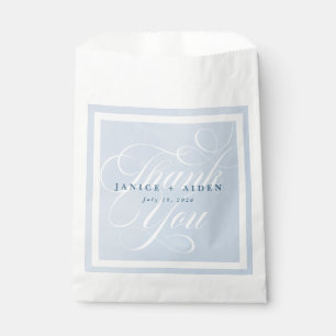 Sachets En Papier Mariage de nuage d'aquarelle bleu enchantant
