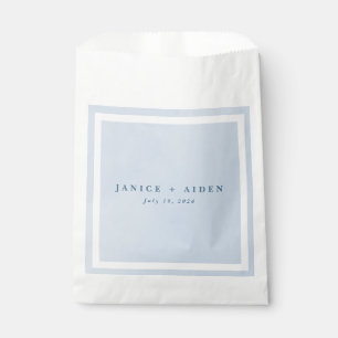 Sachets En Papier Mariage de nuage d'aquarelle bleu enchantant