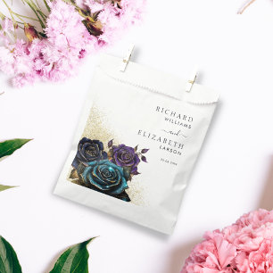 Sachets En Papier Mariage de Parties scintillant Rose gothique foncé