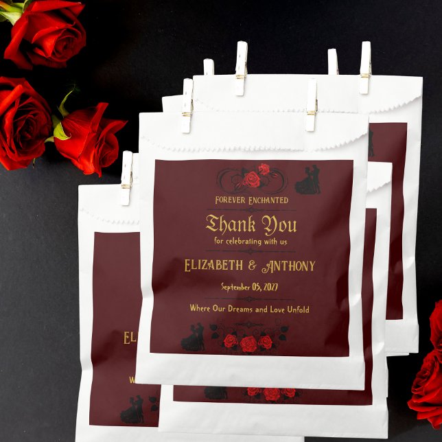 Sachets En Papier Mariage d'élégance enchanté (Créateur téléchargé)