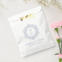 Mariage Élégant Poussiéreux Bleu Héritage