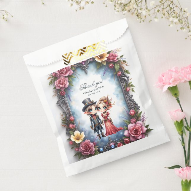 Sachets En Papier Mariage Fantaisiste d'Elfe Steampunk (Scellé)