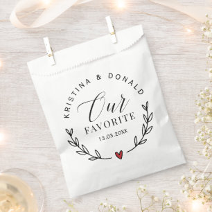 Sachets En Papier Mariage Favoriser Notre Sac Favori Favor