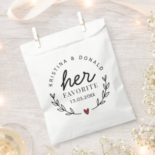 Sachets En Papier Mariage Favoriser Son Favori