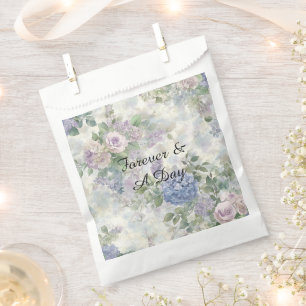 Sachets En Papier Mariage Fleurs Roses Violettes Romantiques
