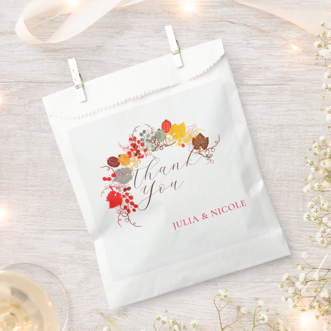 Sachets En Papier Mariage Français Kissed Sweet Berry Raisins (Coupé)