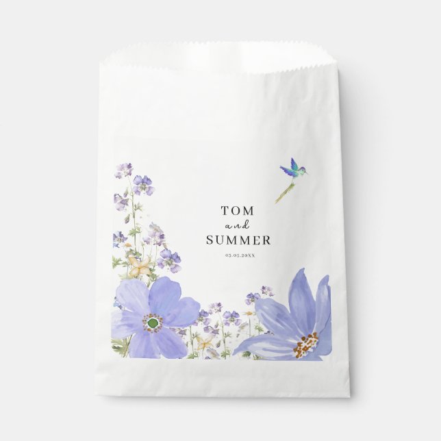 Sachets En Papier Mariage Lilac Rêveur (Devant)