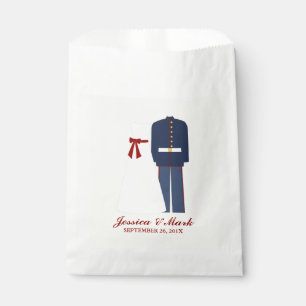 Sachets En Papier Mariage militaire
