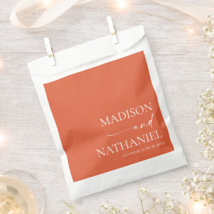 Sachets En Papier Mariage Minimaliste Élégant de Vérone au Coucher d
