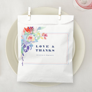 Sachets En Papier Mariage moderne Rainbow Floral LGBTQ