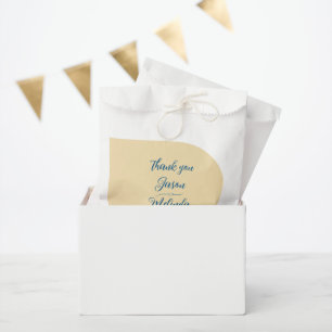 Sachets En Papier Mariage Moderne Tropical de Plage Côtière
