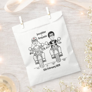 Sachets En Papier Mariage moto moto moto personnalisé