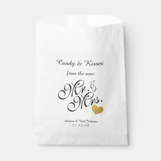 Sachets En Papier Mariage personnalisé Favor Sac Bonbons Baisers M.