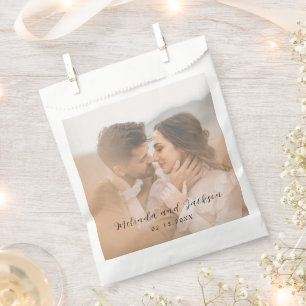 Sachets En Papier Mariage Photo Moderne