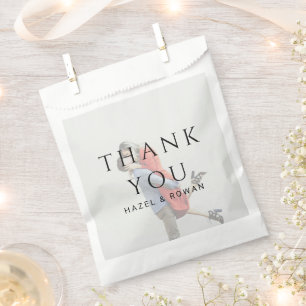 Sachets En Papier Mariage photo simple moderne