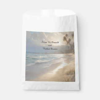 Sachets En Papier Mariage plage