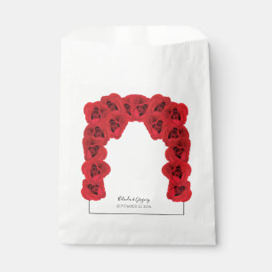 Sachets En Papier Mariage Red Roses