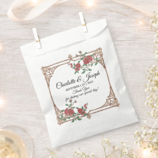 Sachets En Papier Mariage romantique médiéval Favor Sac