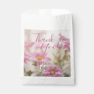 Sachets En Papier Mariage Rose Daisy Favor Sac Fleurs romantiques