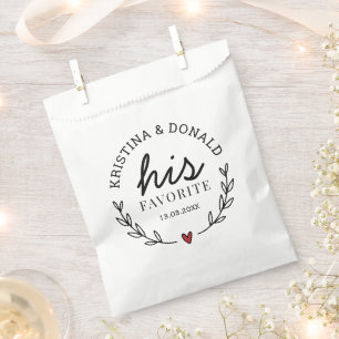 Sachets En Papier Mariage Rustique Favoriser Son Favori
