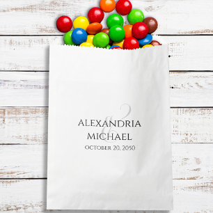 Sachets En Papier Mariage Simple Minimaliste Favoriser Candy Modèle