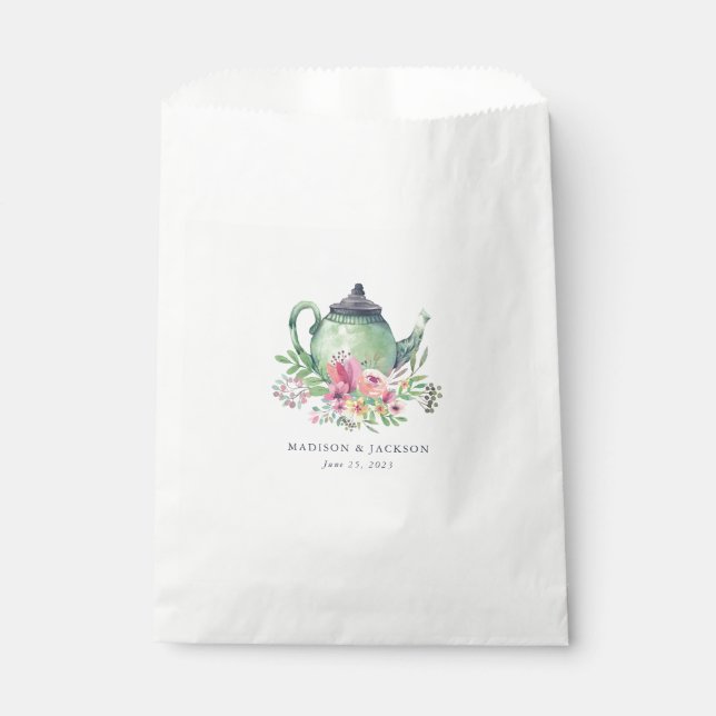 Sachets En Papier Mariage Teapot (Devant)