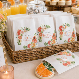 Sachets En Papier Mariage Tropical Citronné