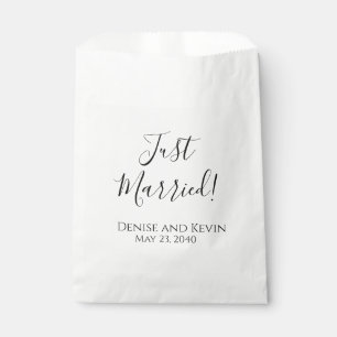 Sachets En Papier Marié Marié Personnalisé Mariage Favoriser Sac De