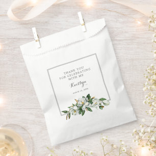 Sachets En Papier Mariée de Magnolia blanche