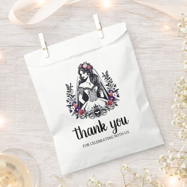 Sachets En Papier Mariée de Transylvanie (Coupé)