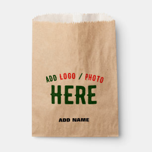 SACHETS EN PAPIER MARQUE VERIFIEE BRUN PERSONNALISABLE MODERNE ET CH
