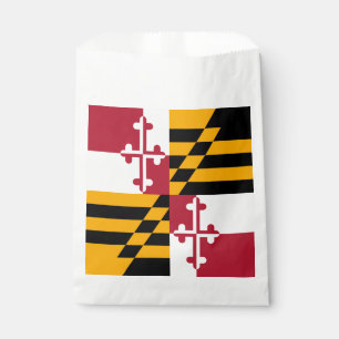Sachets En Papier Maryland State Flag Conception personnalisée