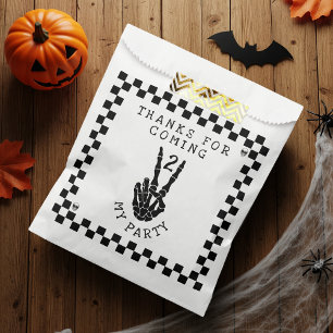 Sachets En Papier Mauvais jusqu'à l'os Skeleton Fête d'anniversaire 