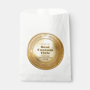 Sachets En Papier Médaille d'or réaliste 3D personnalisable et modif