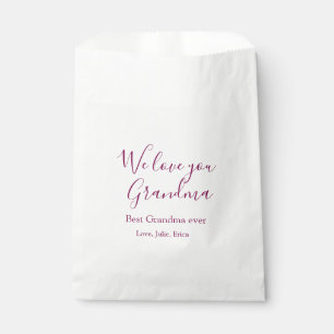 Sachets En Papier meilleure grand-mère toujours grands-parents cadea