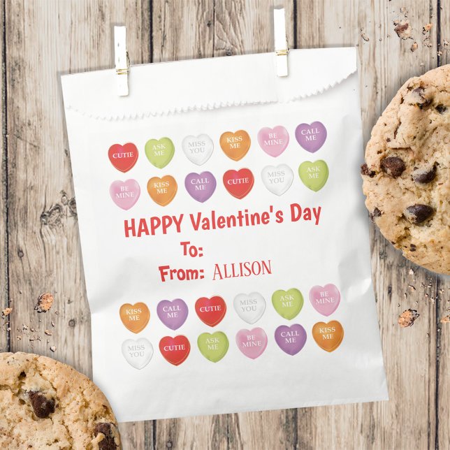 Sachets En Papier Mention spéciale pour la Saint Valentin (Créateur téléchargé)