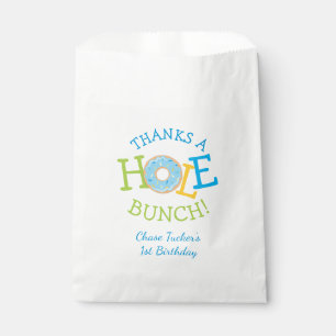Sachets En Papier Merci à Hole Bunch Donut Boy Anniversaire