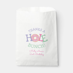Sachets En Papier Merci à Hole Bunch Donut fête d'anniversaire