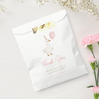Sachets En Papier Merci d'anniversaire de Minimaliste Silly Goose