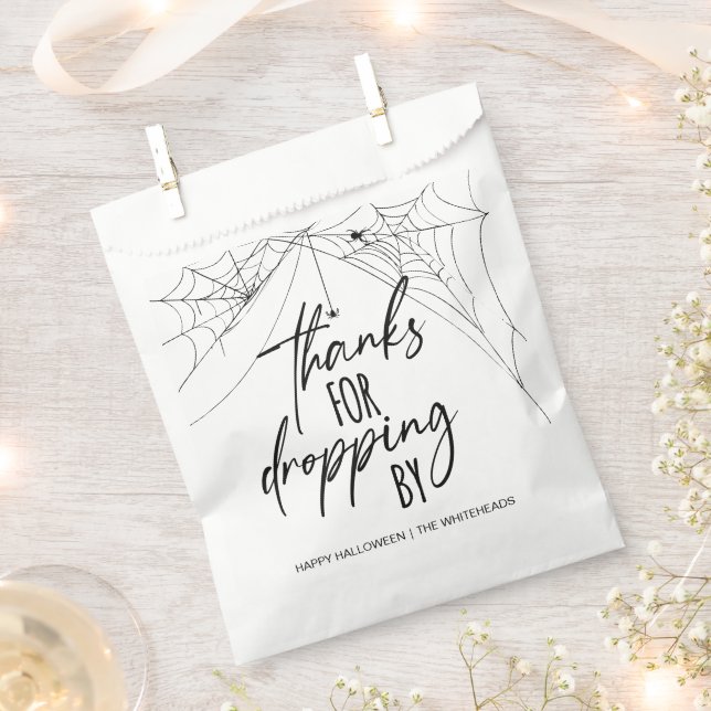 Sachets En Papier Merci d'avoir abandonné par Halloween Party (Coupé)