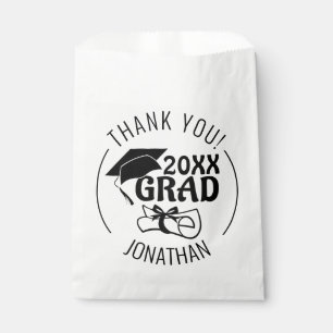 Sachets En Papier Merci d'études de la classe Année GRAD Personnalis