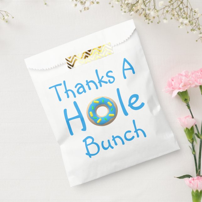 Sachets En Papier Merci du parti Donut (Scellé)