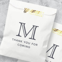 Merci Monogramme Chic Moderne Pour Venir