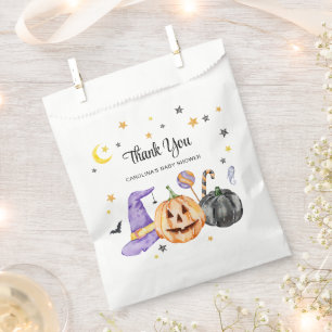 Sachets En Papier Merci pour la Baby Shower d'Halloween